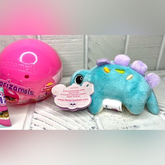 Surprizamals Lizz Stegosaurus Series 13 Mini Toy Plush NWT - Picture 12 of 14